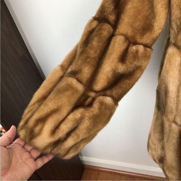 Jones New York Tiered Faux Fur Swing Coat z - Picture 10 of 12